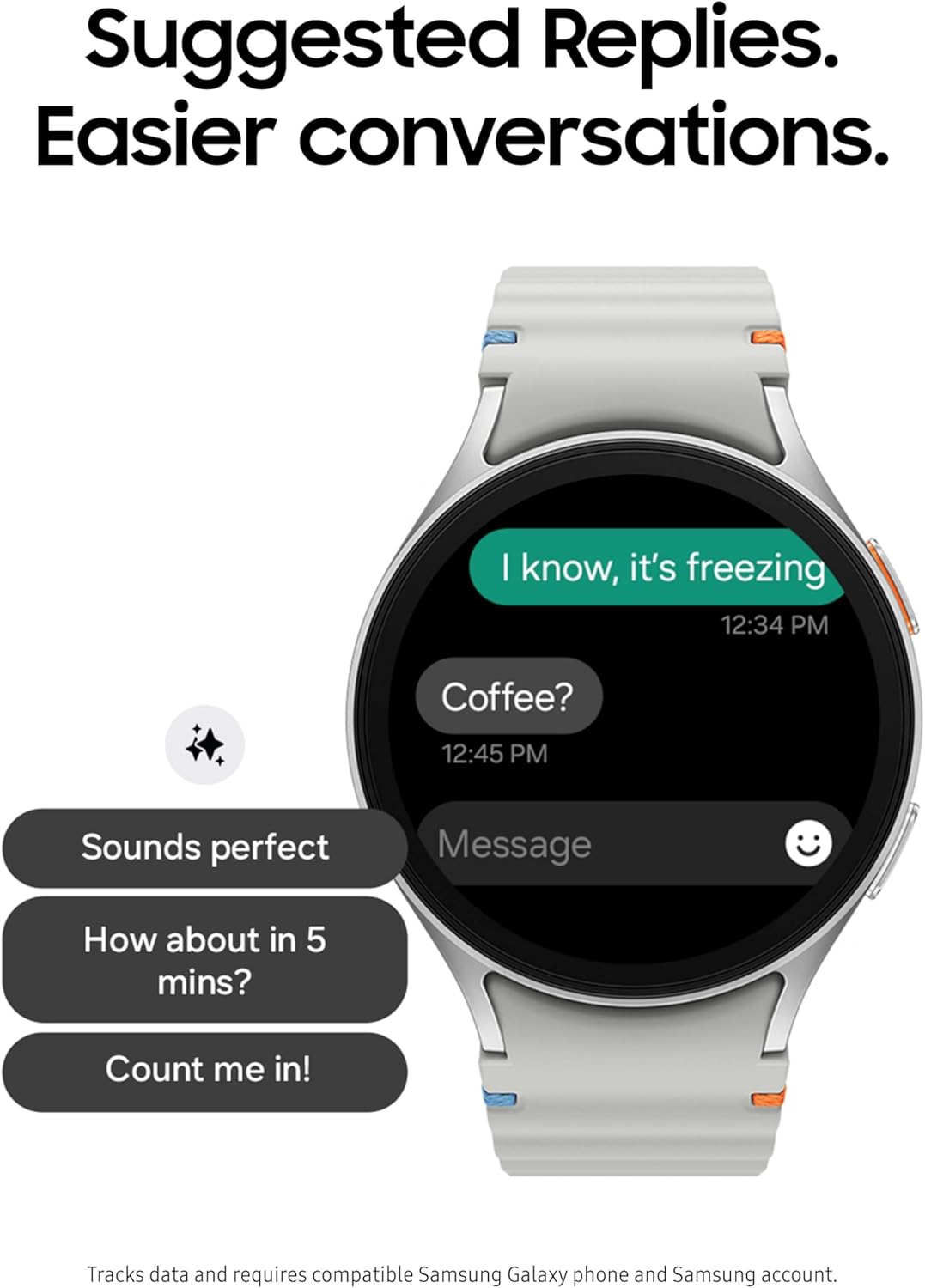 Smart Watch7 : 44mm Silver, Bluetooth + LTE | AI-Powered Smartwatch with Health Tracking | Dual GPS & Heart Monitor | 1-Year Warranty| Easy 14-Day Returns | Free Airpods