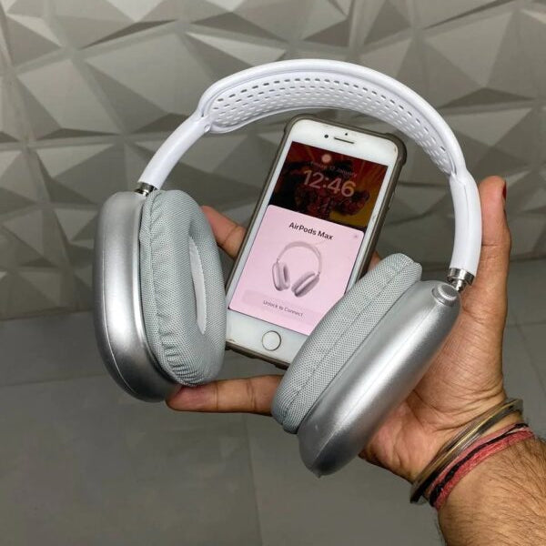 AirPods Max™ 2 – Wireless Over-Ear Headphones with Bluetooth 5.0, Active Noise Cancellation, Spatial Audio, 20H Battery Life, Fast Charging via USB-C, On-Device Controls, Built-in Mic | iOS & Android Compatible | Free Buds | 1 year Warranty