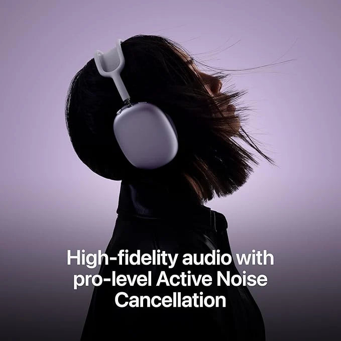 AirPods Max 2 – Wireless Noise Cancelling Headphones with USB-C Audio, Spatial Sound, 40H Battery Life, Fast Fuel Charging, Compatible with iOS & Android | Premium Design | 1-Year Warranty | 14-Day Easy Returns