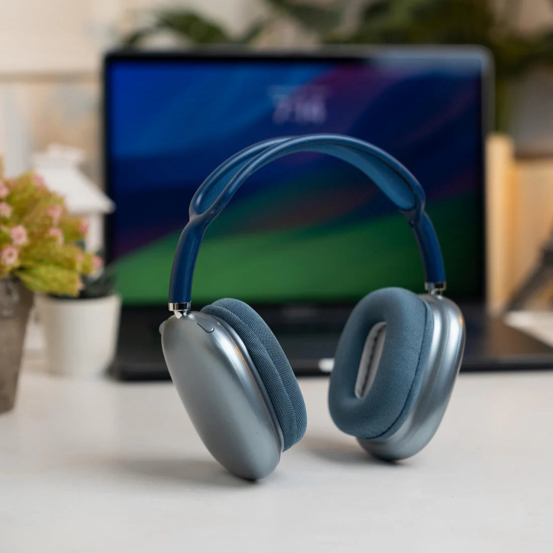 AirPods Max™ 2 – Wireless Over-Ear Headphones with Bluetooth 5.0, Active Noise Cancellation, Spatial Audio, 20H Battery Life, Fast Charging via USB-C, On-Device Controls, Built-in Mic | iOS & Android Compatible | Free Buds | 1 year Warranty