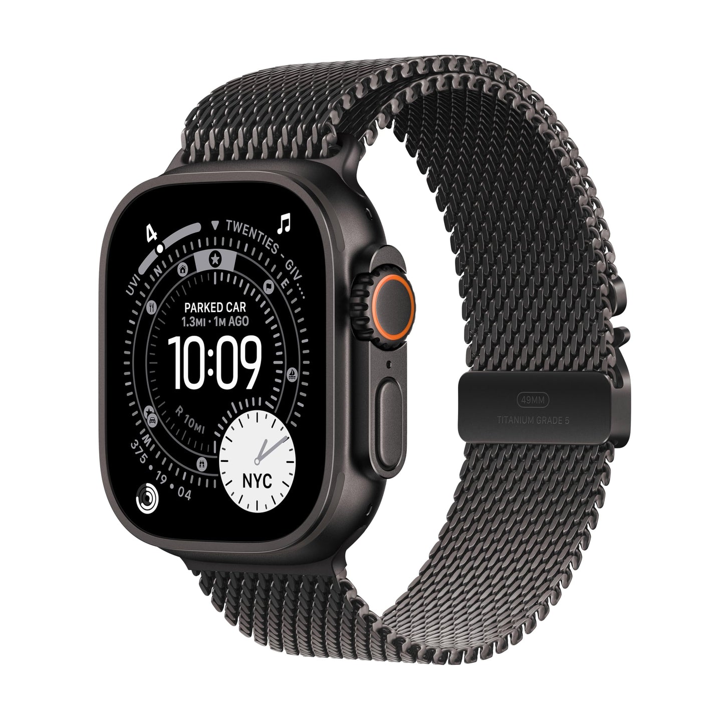 Apple Watch Ultra 3 (49mm GPS + Cellular) – Rugged Titanium Multisport Smartwatch with Advanced Health & Fitness Tracking, Precision GPS Navigation, Satellite Communication, Always-On Retina Display & Premium Titanium Milanese Loop | 1-Year Warranty