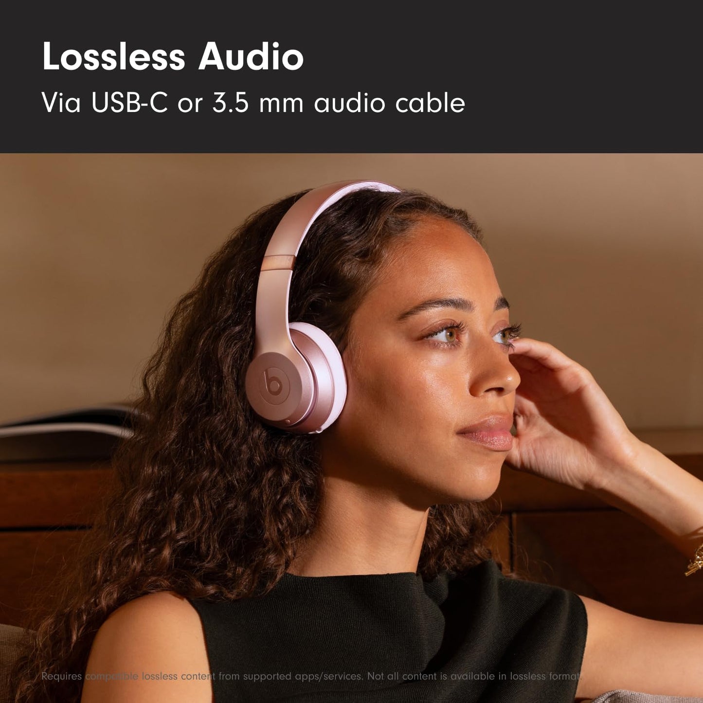 Wireless Headphones Solo4 – 40mm Drivers, Personalized Spatial Audio, UltraPlush Cushions, 50-Hour Battery, Fast Fuel Charging, On-Ear Controls + Free AirPods | 1-Year Warranty | Easy 14-Day Returns