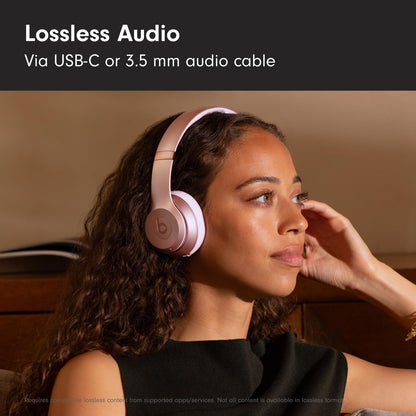 Wireless Headphones Solo4 – 40mm Drivers, Personalized Spatial Audio, UltraPlush Cushions, 50-Hour Battery, Fast Fuel Charging, On-Ear Controls + Free AirPods | 1-Year Warranty | Easy 14-Day Returns