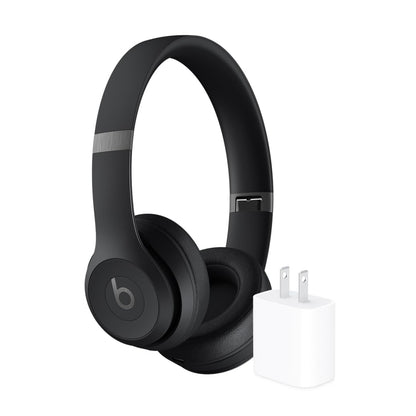 Wireless Headphones Solo4 – 40mm Drivers, Personalized Spatial Audio, UltraPlush Cushions, 50-Hour Battery, Fast Fuel Charging, On-Ear Controls + Free AirPods | 1-Year Warranty | Easy 14-Day Returns