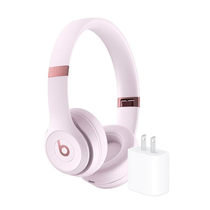 Wireless Headphones Solo4 – 40mm Drivers, Personalized Spatial Audio, UltraPlush Cushions, 50-Hour Battery, Fast Fuel Charging, On-Ear Controls + Free AirPods | 1-Year Warranty | Easy 14-Day Returns